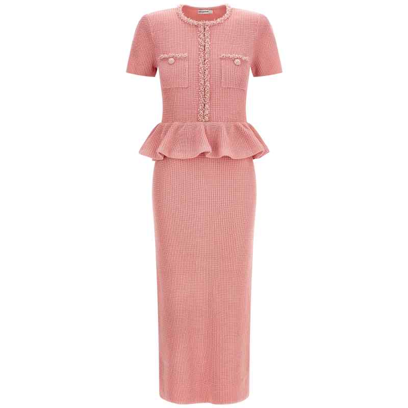RS26106MPPINK_01_M_2025-11-20T12-01-36.63Z Self-Portrait Pink Peplum Knit Midi Dress