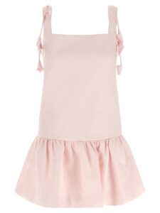 Self-Portrait Pink Flower Taffetà Dress