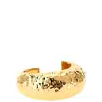 Self-Portrait Hammered Gold Cuff Bracelet