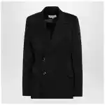 Maison Margiela Black double-breasted jacket in wool