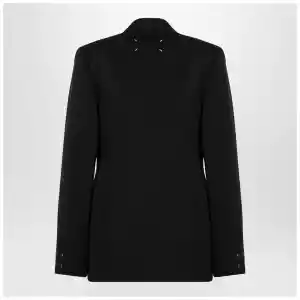 Maison Margiela Black double-breasted jacket in wool
