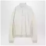 Maison Margiela Distressed-effect ecru sweatshirt
