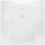 MM6 Maison Margiela White cotton jersey T-shirt with logo patch