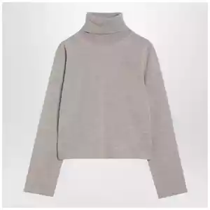 MM6 Maison Margiela Beige wool blend turtleneck sweater