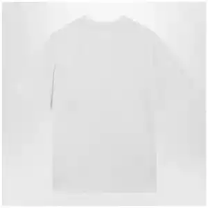 MM6 Maison Margiela Écru draped T-shirt with logo patch