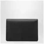 Maison Margiela Black leather credit card holder