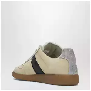 Maison Margiela Yellow/Black Vintage Low Top Sneakers Replica