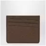 Maison Margiela Brown Four Stitches calfskin card holder