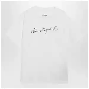 MM6 Maison Margiela White T-shirt with logo print