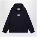 MM6 Maison Margiela Navy blue cotton hoodie