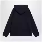 MM6 Maison Margiela Navy blue cotton hoodie