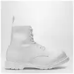 MM6 Maison Margiela White lace-up boot MM6 X Dr. Martens