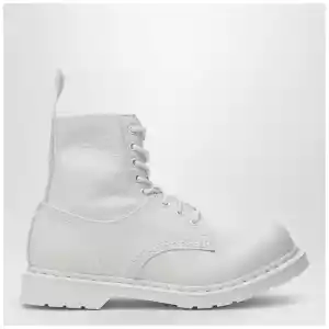 MM6 Maison Margiela White lace-up boot MM6 X Dr. Martens