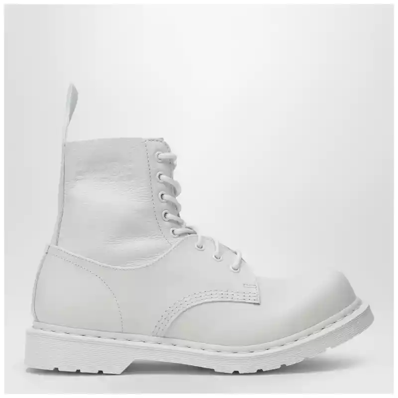 MM6 Maison Margiela White lace-up boot MM6 X Dr. Martens