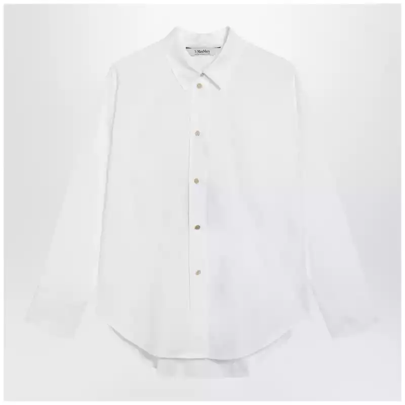 SMMVOLONTACO_T_MAXS-002.x S Max Mara White cotton shirt