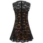 Self-Portrait Black Lace Crystal Dress