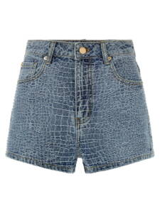 Self-Portrait Rhinestone Shorts