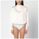 THE ANDAMANE Sylvia milk-white bodysuit