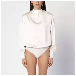 THE ANDAMANE Sylvia milk-white bodysuit