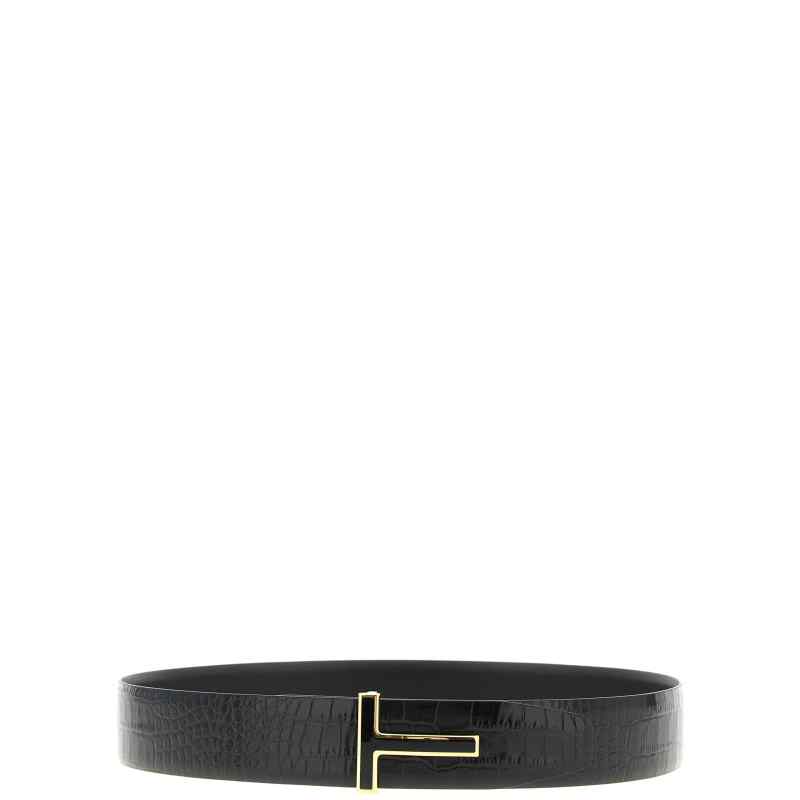 Tom Ford Reversible Crocodile Belt