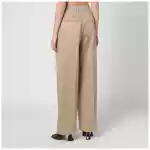 TheLatest Wide sand-coloured Axel trousers