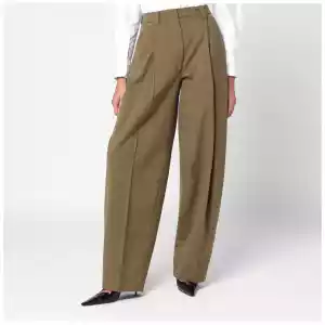 TheLatest Taupe wool blend trousers