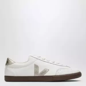 VEJA Volley Sneakers in white/platinum leather