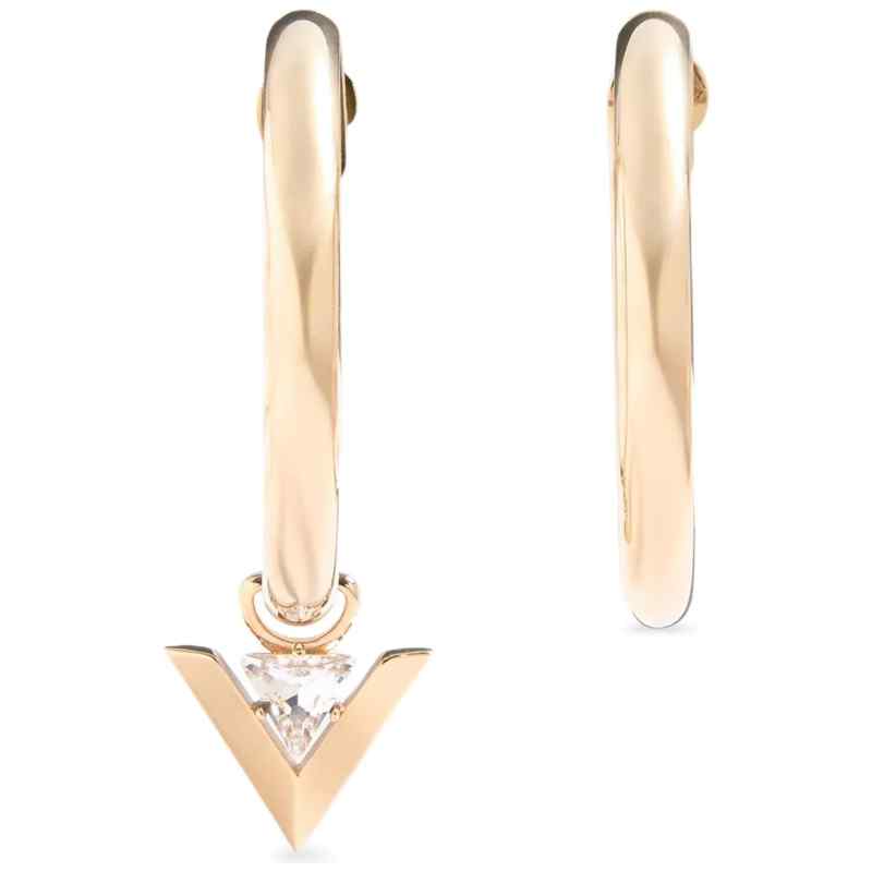 Valentino Garavani Je Les V Hoop Earrings