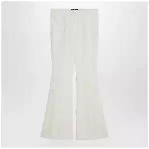 ETRO Flared trousers in ivory viscose