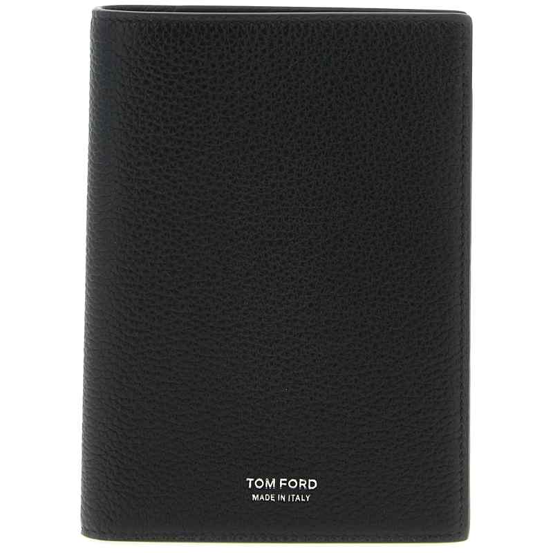 Tom Ford Hammered Leather Passport Holder
