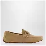 Ferragamo Safari-colored Gancini Driver loafer