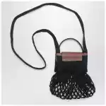 Longchamp Black Le Pliage Filet XS bag