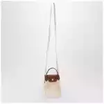 Longchamp Ecru Le Pliage Filet XS bag