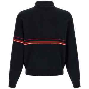 Versace Inlaid Striped Polo Shirt