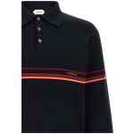 Versace Inlaid Striped Polo Shirt