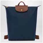 Longchamp M Le Pliage Original blue navy backpack
