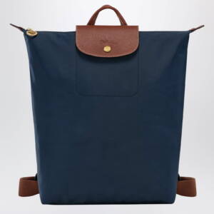 Longchamp M Le Pliage Original blue navy backpack