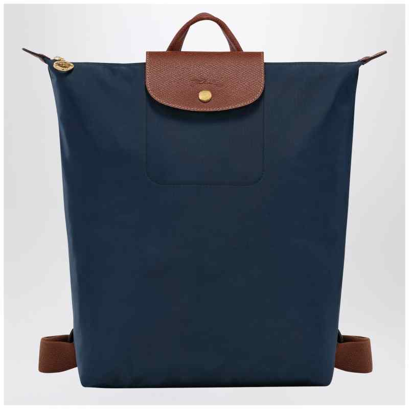 Longchamp M Le Pliage Original blue navy backpack