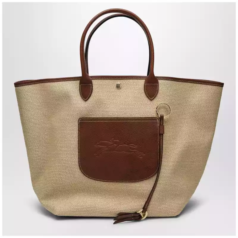Longchamp Basket bag L Le Pliage brown