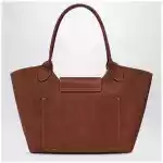 Longchamp L Épure leather shoulder bag brown