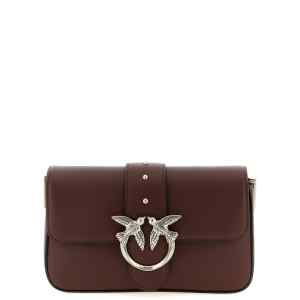Pinko Mini Love Slouchy Shoulder Bag