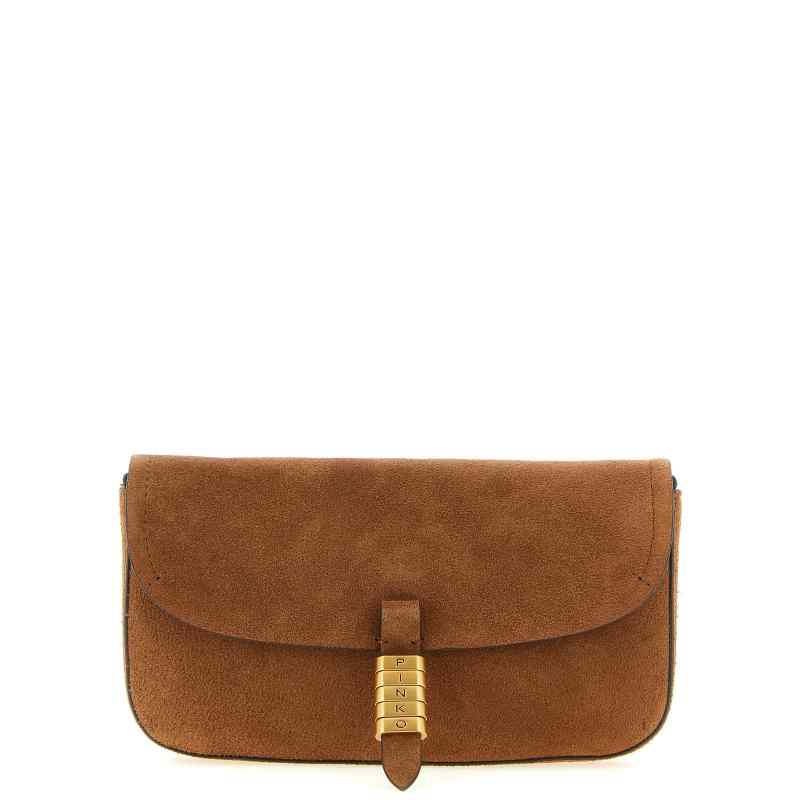 Pinko Saddle Flat Medium Shoulder Bag