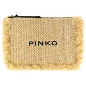 Pinko Raffia Clutch