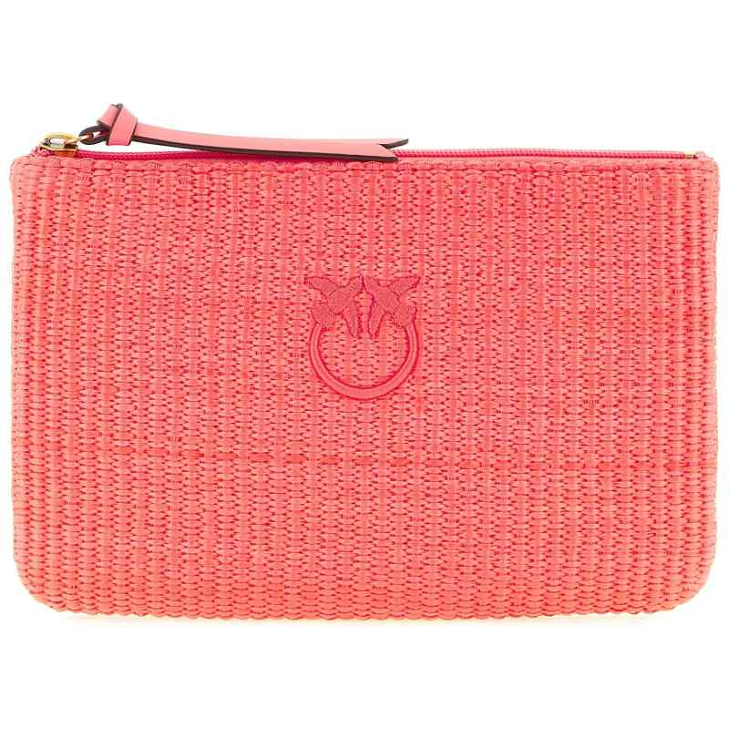 Pinko Raffia Clutch