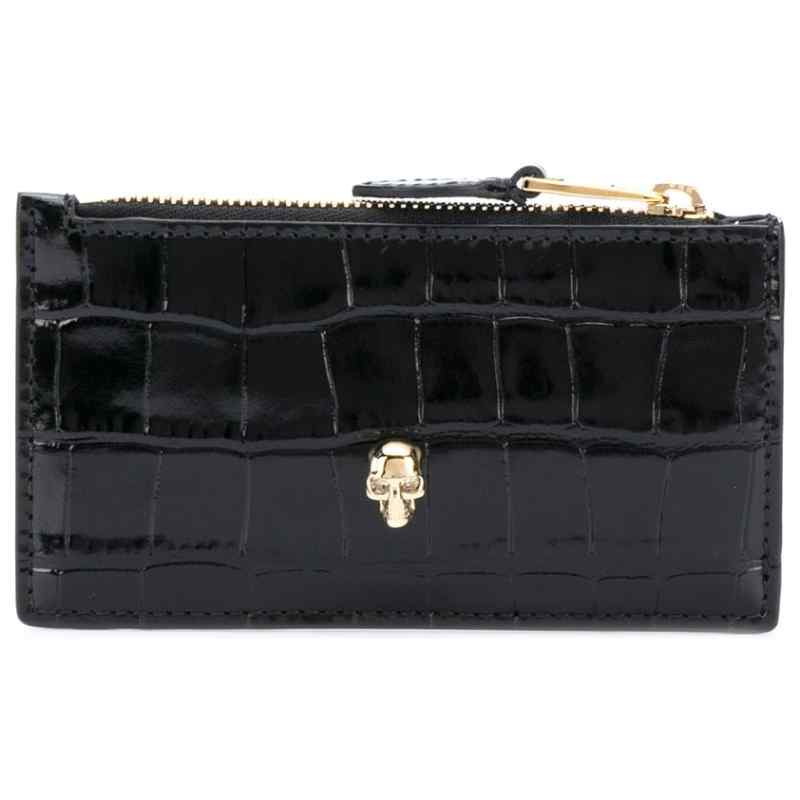 110011864-33s-alexandermcqueenpre-6320371jmfg1050 Alexander McQueen Skull zipped leather card case