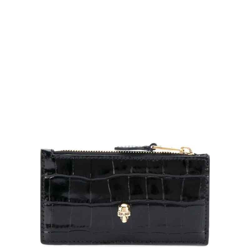 110011864-33s-alexandermcqueenpre-6320371jmfg1050 Alexander McQueen Skull zipped leather card case