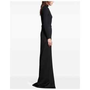 Balenciaga slit tailored maxi skirt