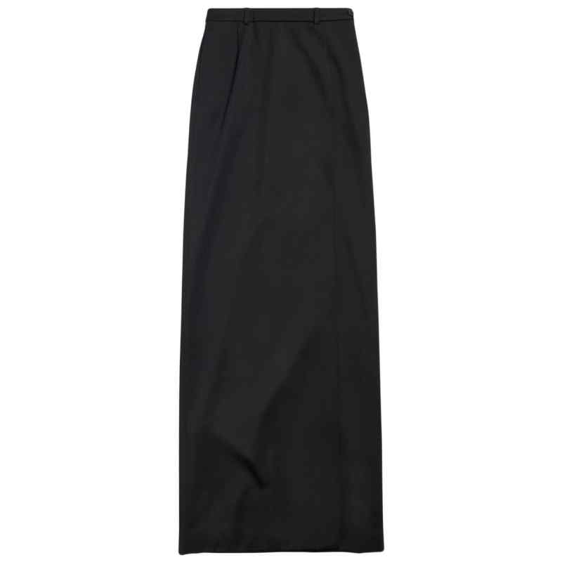 Balenciaga slit tailored maxi skirt