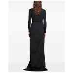 Balenciaga slit tailored maxi skirt