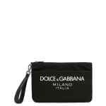 Dolce & Gabbana Nylon pouch with rubberized logo